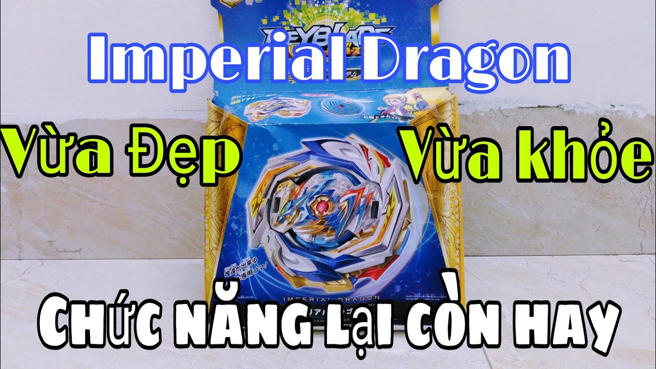 Review B-154 Imperial Dragon Ig' (Flame)/Beyblade Burst GT và Q&A | HoàngVanh Beyblade