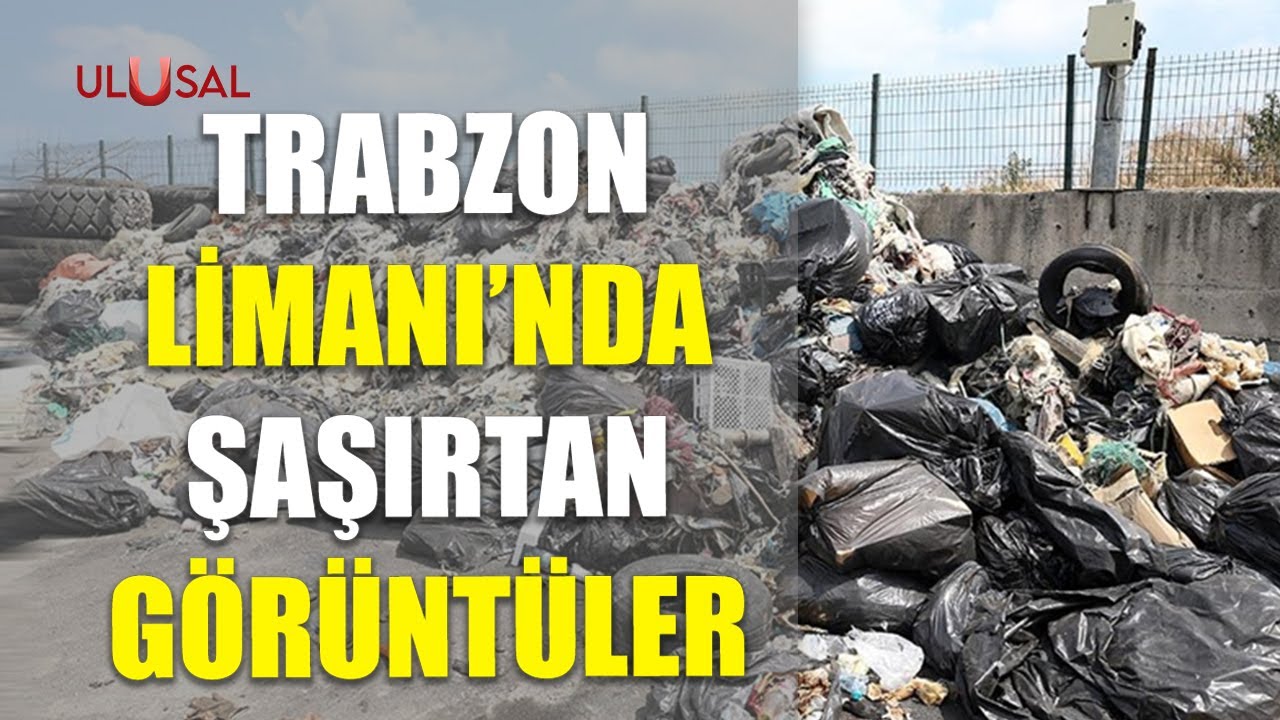 Trabzon Limanı'nda şaşırtan g&ouml;r&uuml;nt&uuml;ler
