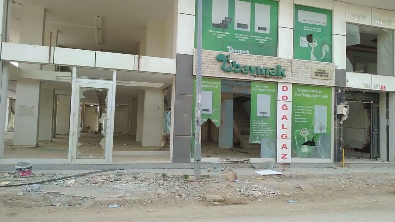 İslahiye ilçesinde deprem bir mahalleyi sildi süpürdü