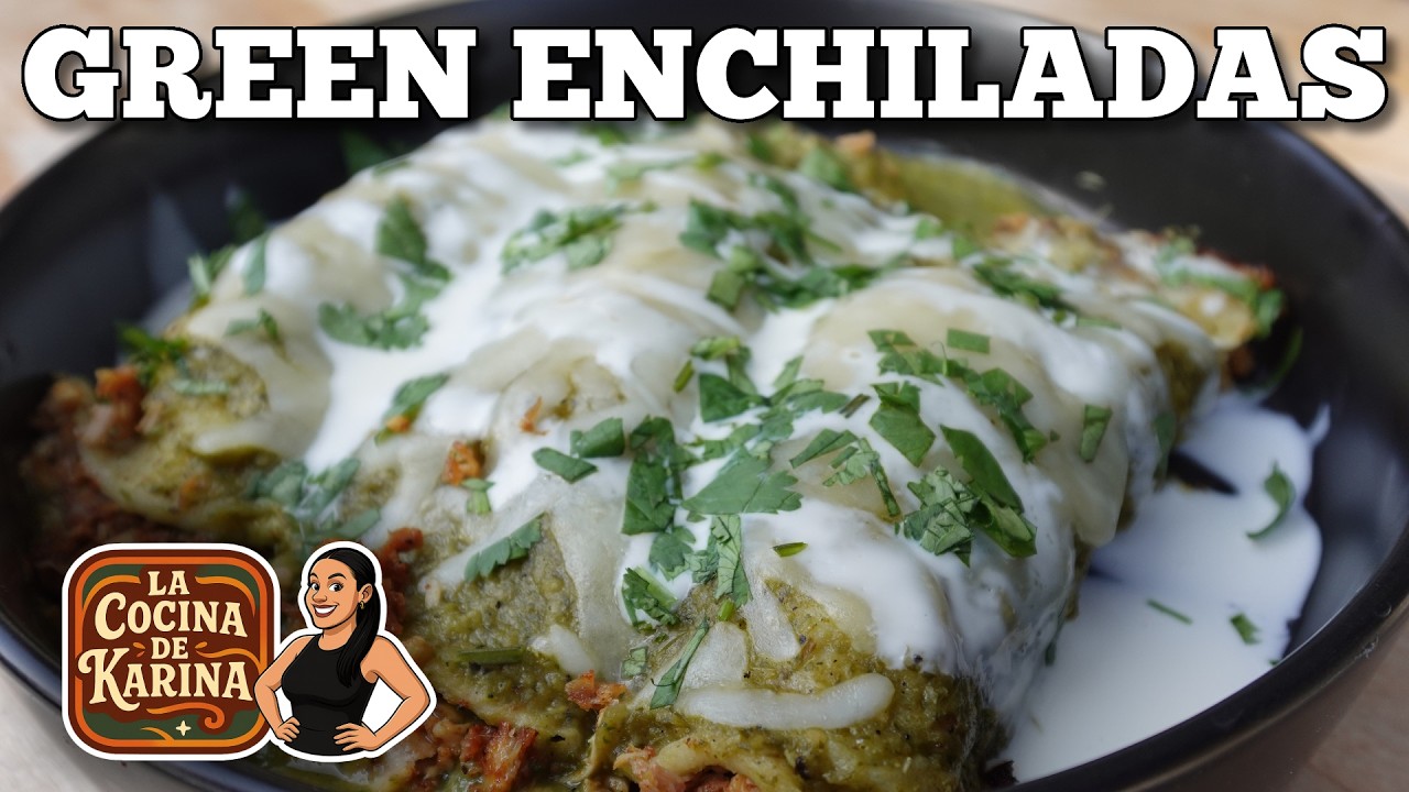 Green Enchiladas on the Blackstone Griddle