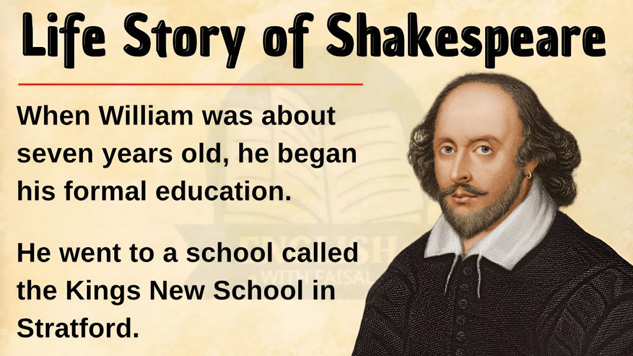 The Life Story of Shakespeare 🎭 | From Simple Man to Legendary Writer 🌟 | Level 1