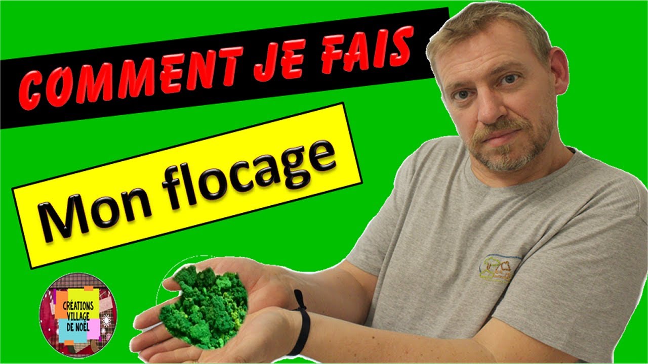 COMMENT FAIRE DU FLOCAGE POUR UN DECORS MINIATURE [FAIT-MAISON][TUTO]