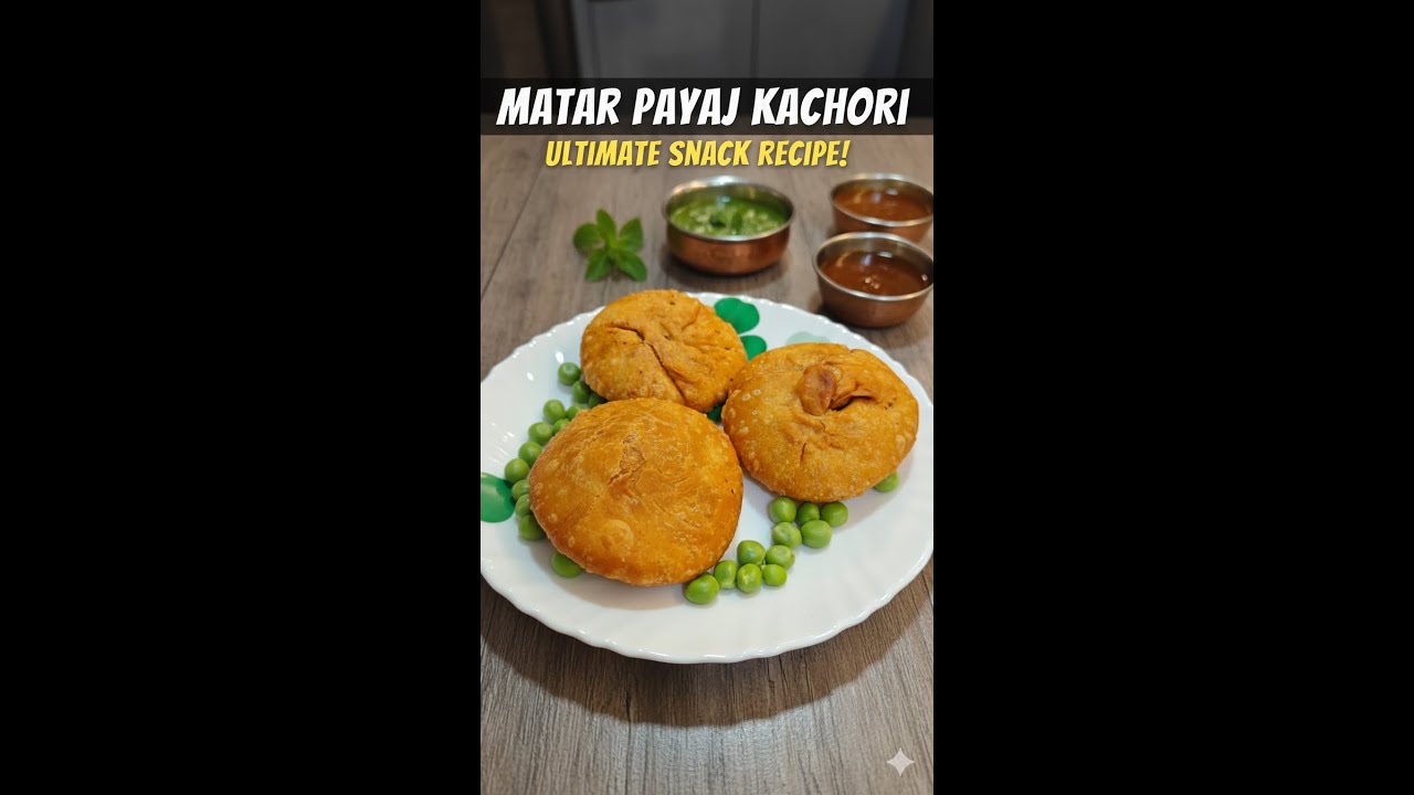 ठंड आई और ये नहीं खाया… तो क्या ही किया I मटर प्याज़ कचौरी  #food  #recipe  #cooking