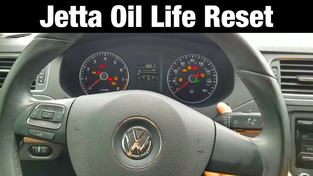 VolksWagen Jetta Maintenance Reminder Reset 2014