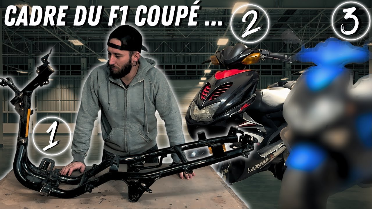 Je dois resouder le cadre du F1 assistance et j'ai acheté un troisième scooter !!!