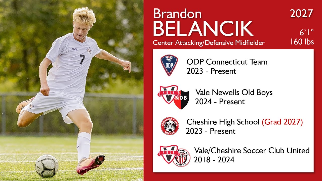 Brandon Belancik  - Grad 2027 - Center Midfielder