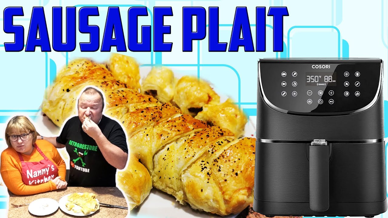 Air Fryer Sausage Plait So Tasty