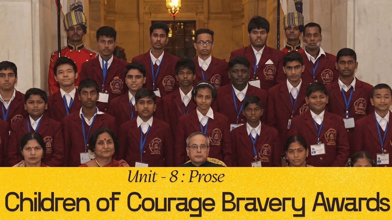 Children of Courage Bravery Awards | 5th STD | English #librare