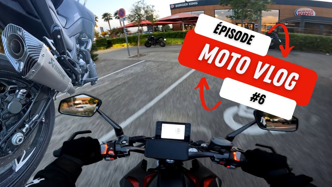 MOTOVLOG #6 PREMIÈRE SORTIE AVEC LA NOUVELLE LIGNE DE LA ZONTES ROADSTER R 125