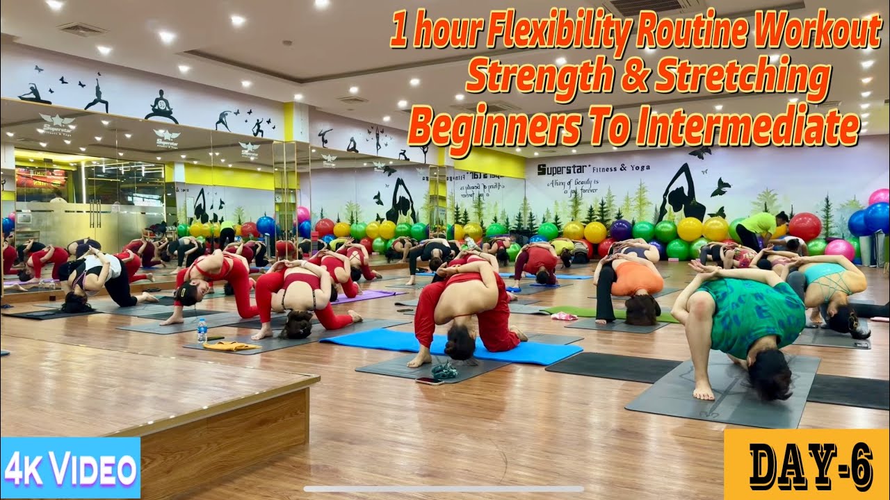 DAY- 6 1 Hour Flexibility Routine Workout Strength & Stretching | Master Ranjeet Singh Bhatia |