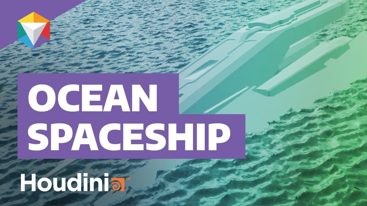 Houdini time! Spaceship Surfacing from the Ocean