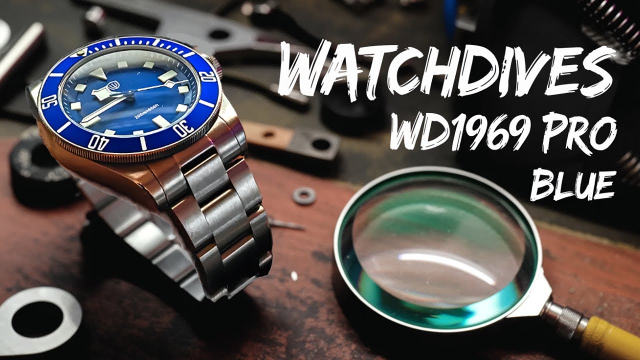 Watchdives WD1969 PRO (Pelagos Homage) Blue Watch