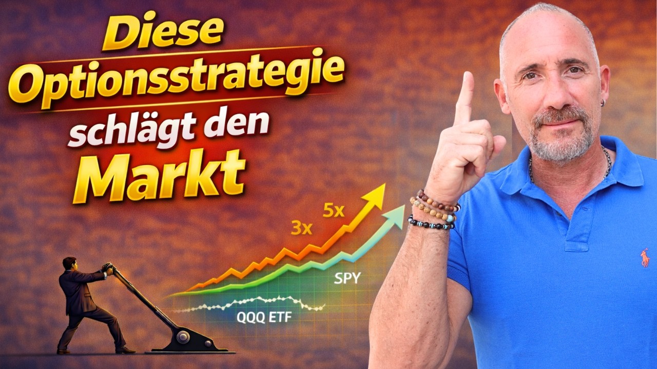 Mit dieser simplen Optionsstrategie schlägst du langfristig stressfrei den Markt !