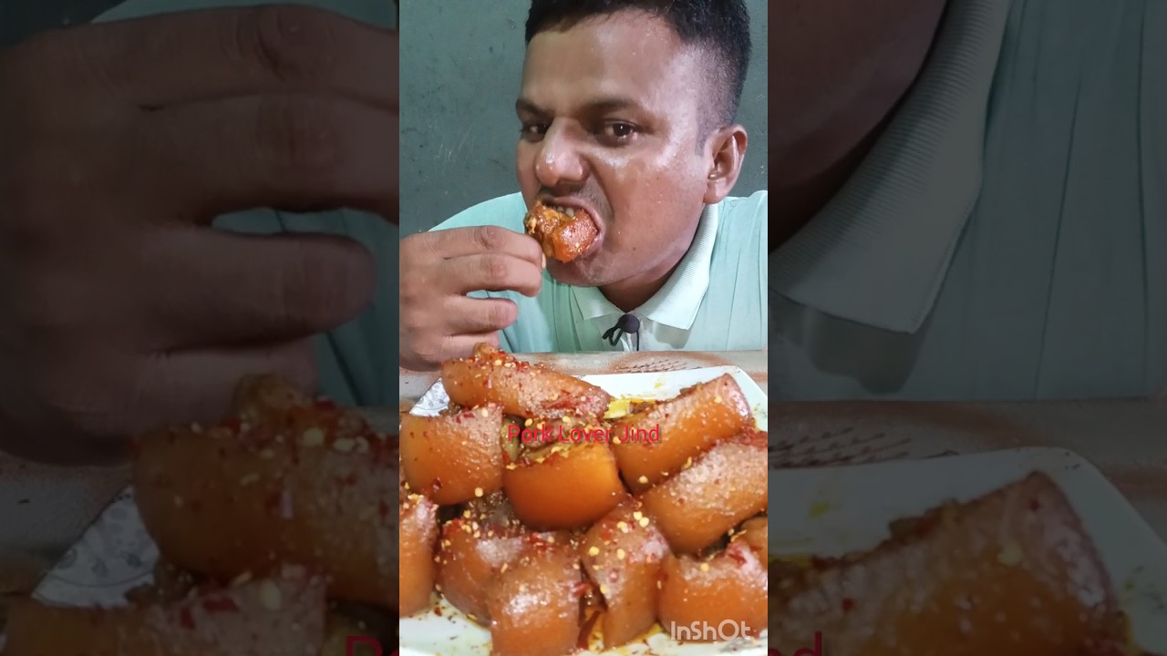Delicious Pork Hot Belly Eating Mukbang asmr #asmr #pork #mukbang #@PorkloverJind #porkins