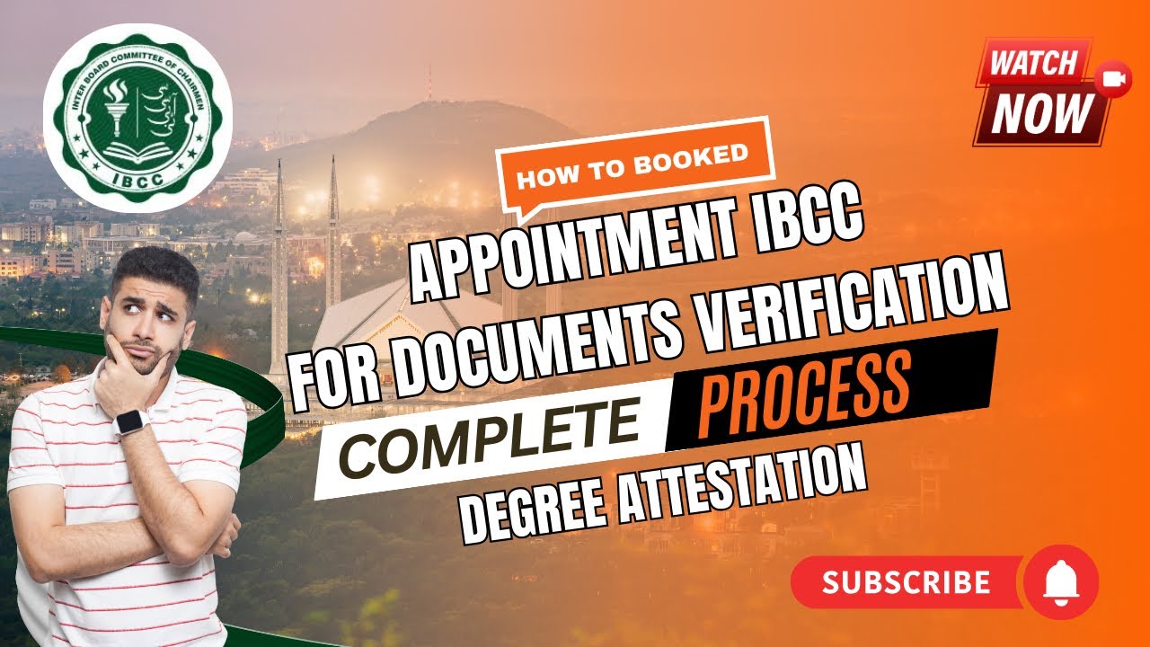 How To Book Appointment For Documents Attestation IBCC | Complete Process | European Story
