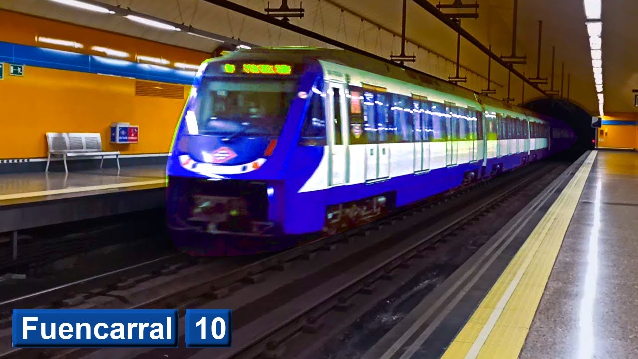 Fuencarral | линия 10 : Мадридский метрополитен ( класс 7000 )