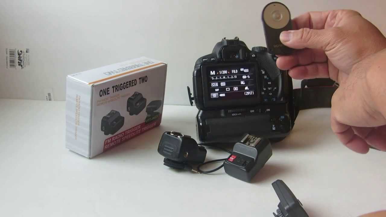 Wireless Flash Remote Trigger as RC-6 Canon Camera shutter release