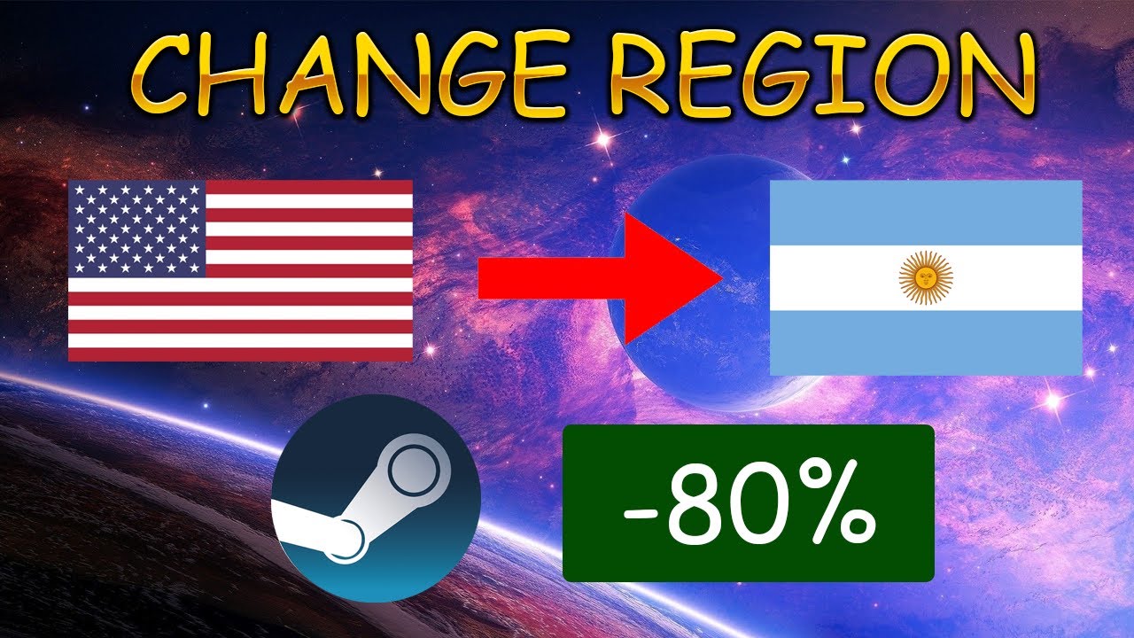 How to switch Steam Store Region to ARGENTINA 2021 After Steam Change