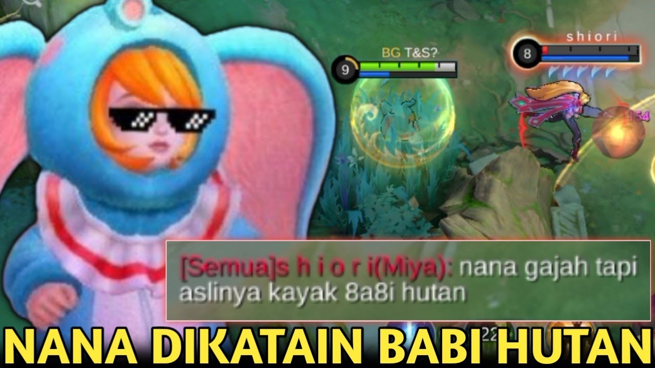 NANA GAJAH BIKIN MIYA EMOSI & RASIS SAMPE DIKATAIN BABI HUTAN! MATI HAMPIR SATU SETENGAH LUSIN! MLBB