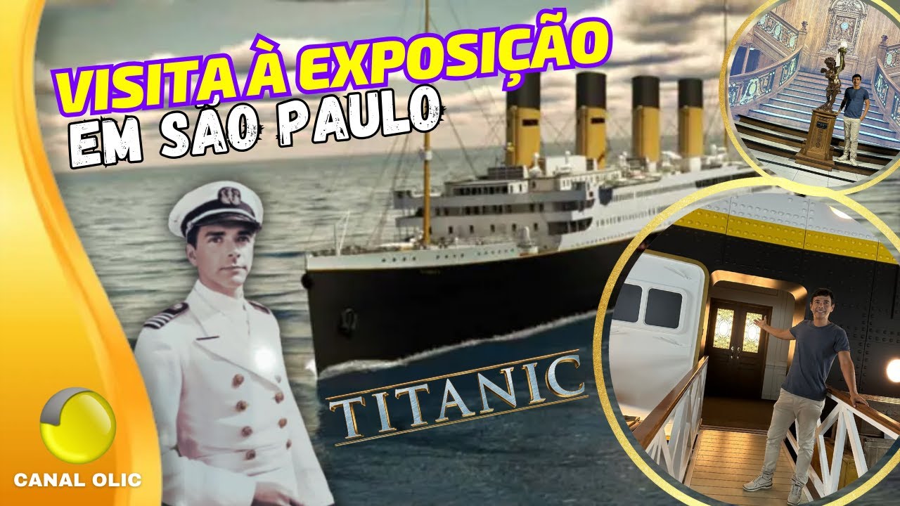 Visita EXPOSIÇÃO do TITANIC em São Paulo
