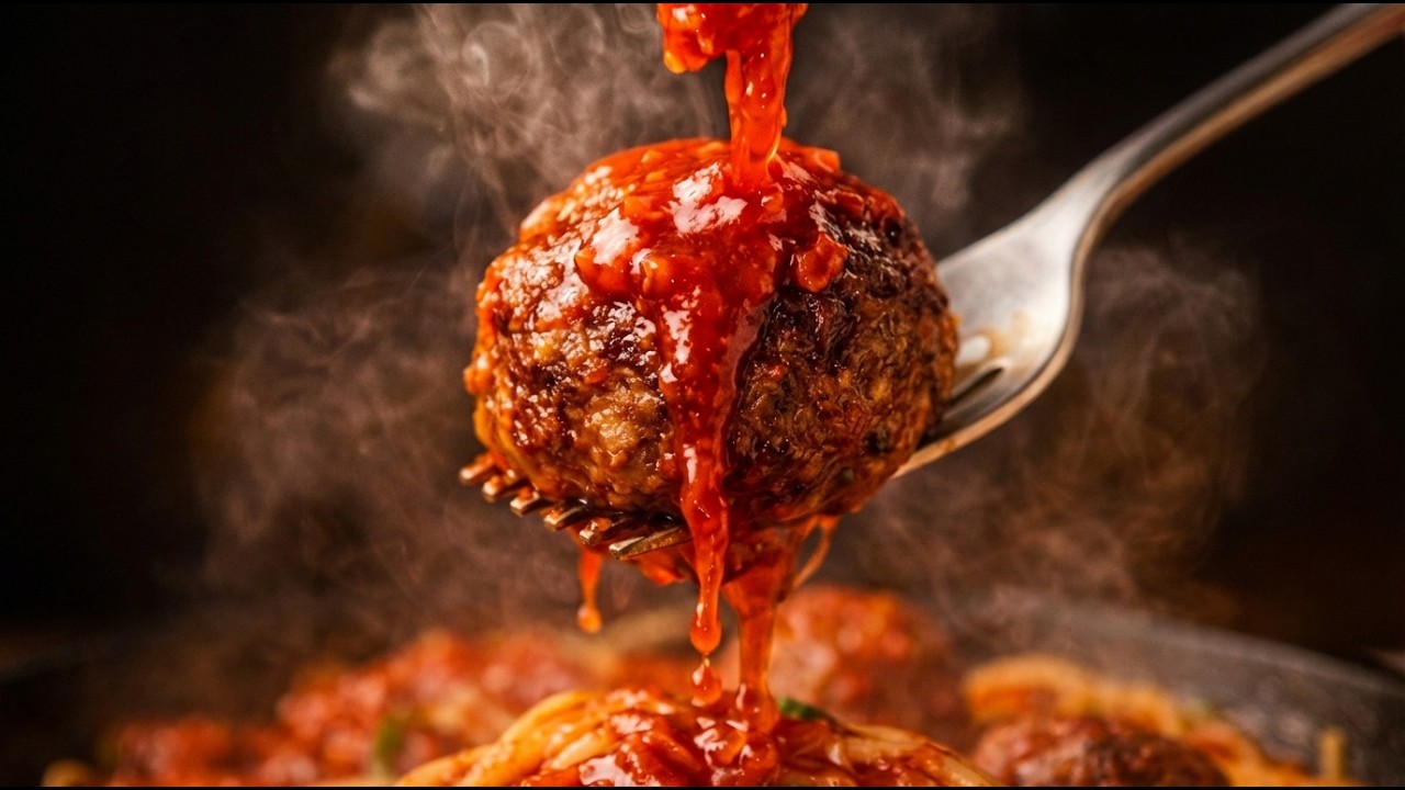 Try this Tomato Spaghetti Meatballs Recipe NOW | So Addicting you would wanna make it everyday❤️
