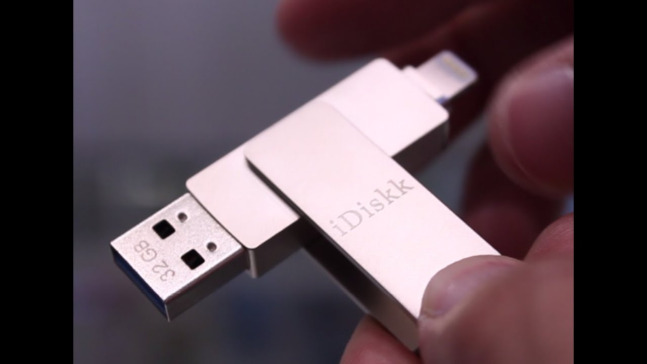 Pendrives USB iDiskk【Cómo ampliar la memoria de tu iPhone y iPad】
