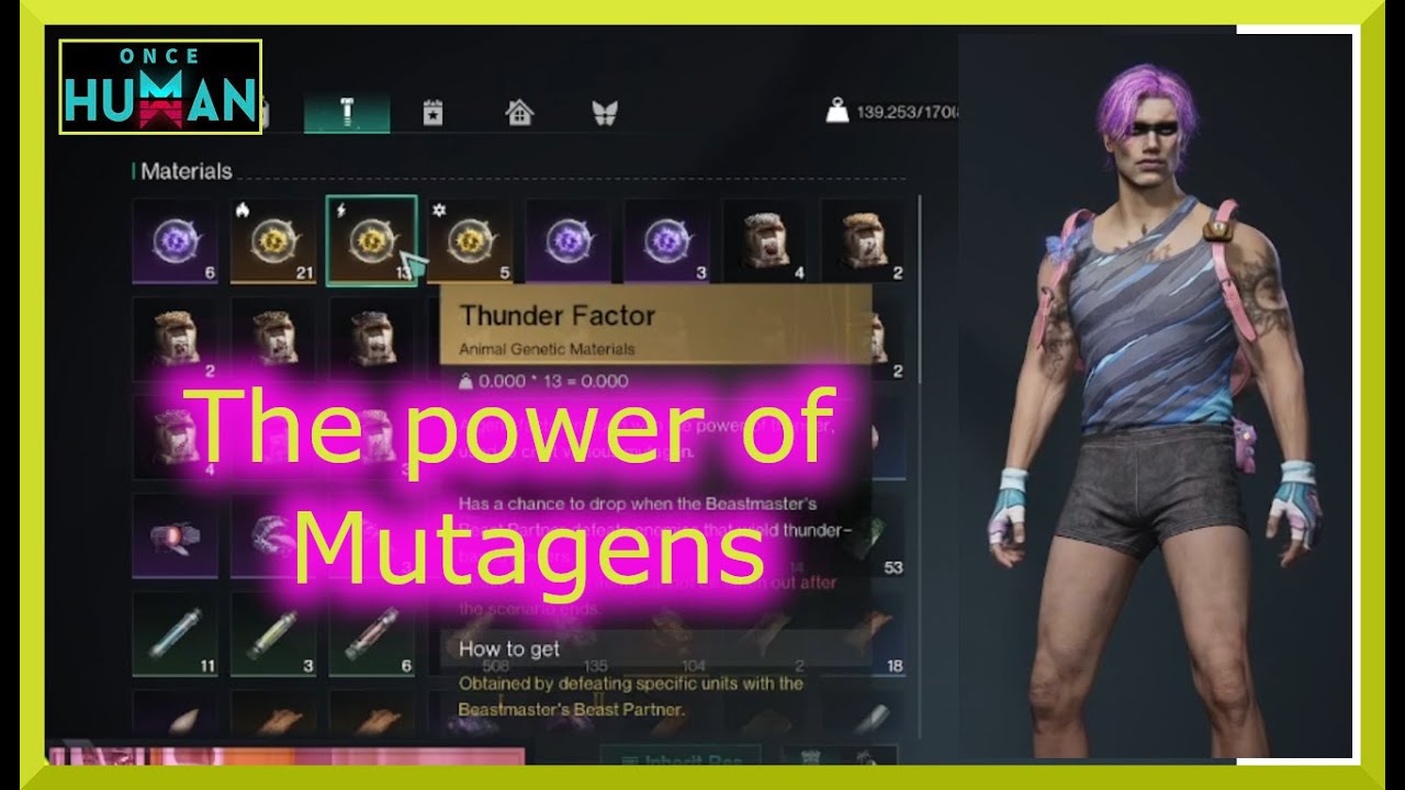 The Power of Mutagen -  Beastmaster Class Guide | Once Human