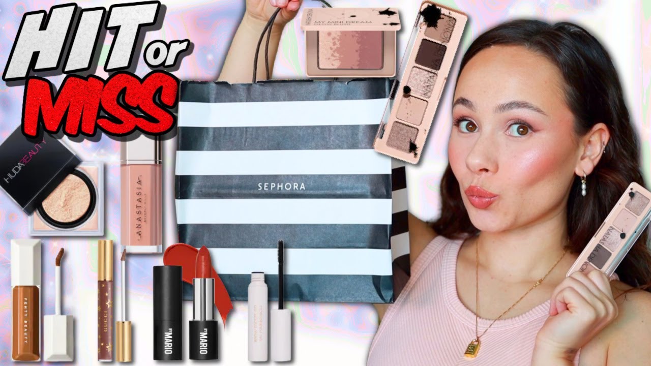NEWEST VIRAL MAKEUP AT SEPHORA!! HIT OR MISS?! FENTY CONCEALER, NATASHA DENONA MY MINI DREAM, ABH