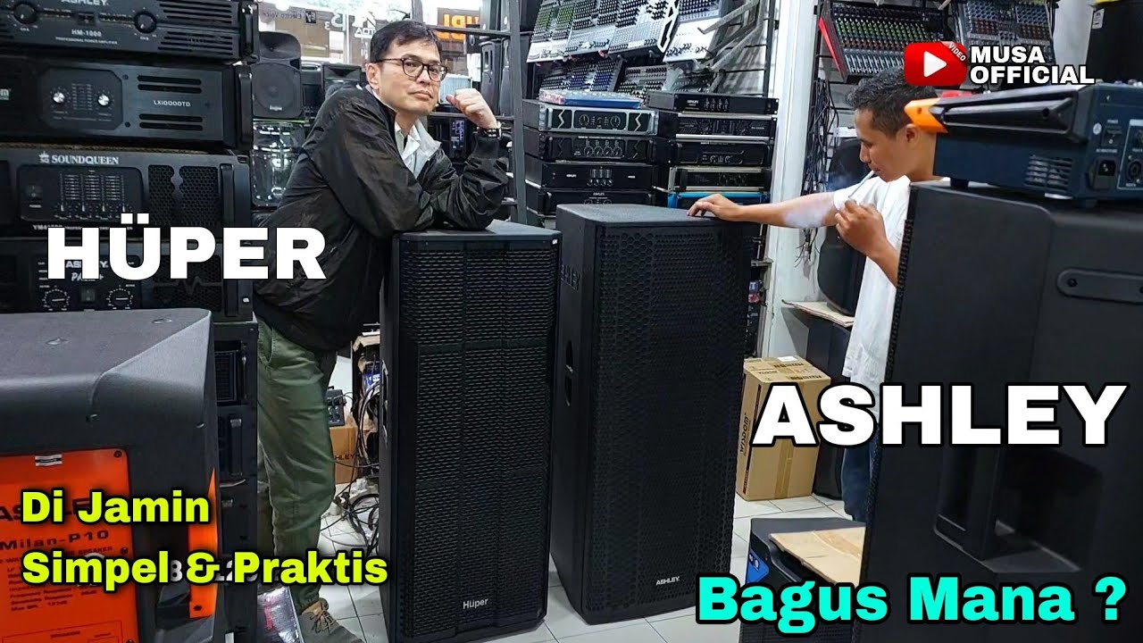 Nah ini Dia Bro Speaker Aktif Monitor Build UP JOSS GANDOS - ASHLEY TW215A & HUPER B215A