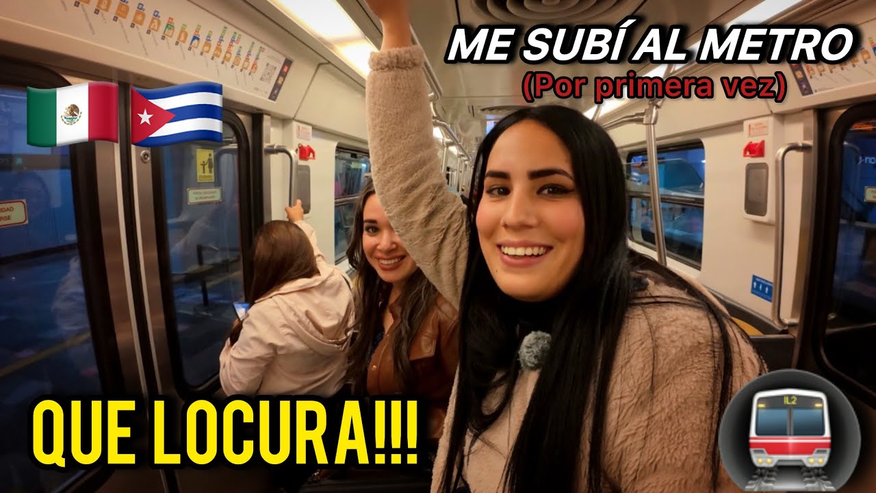 🇲🇽 ¿Es tan peligroso como dicen? 🚇 Cubana entra al Metro de CDMX por primera vez. 🫣