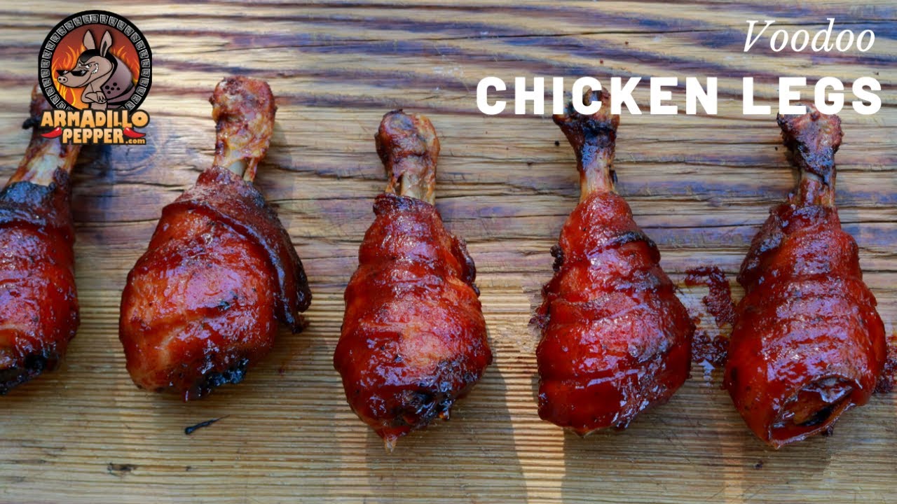 Char Broil Big Easy Chicken Legs | Bacon Wrapped Chicken Legs