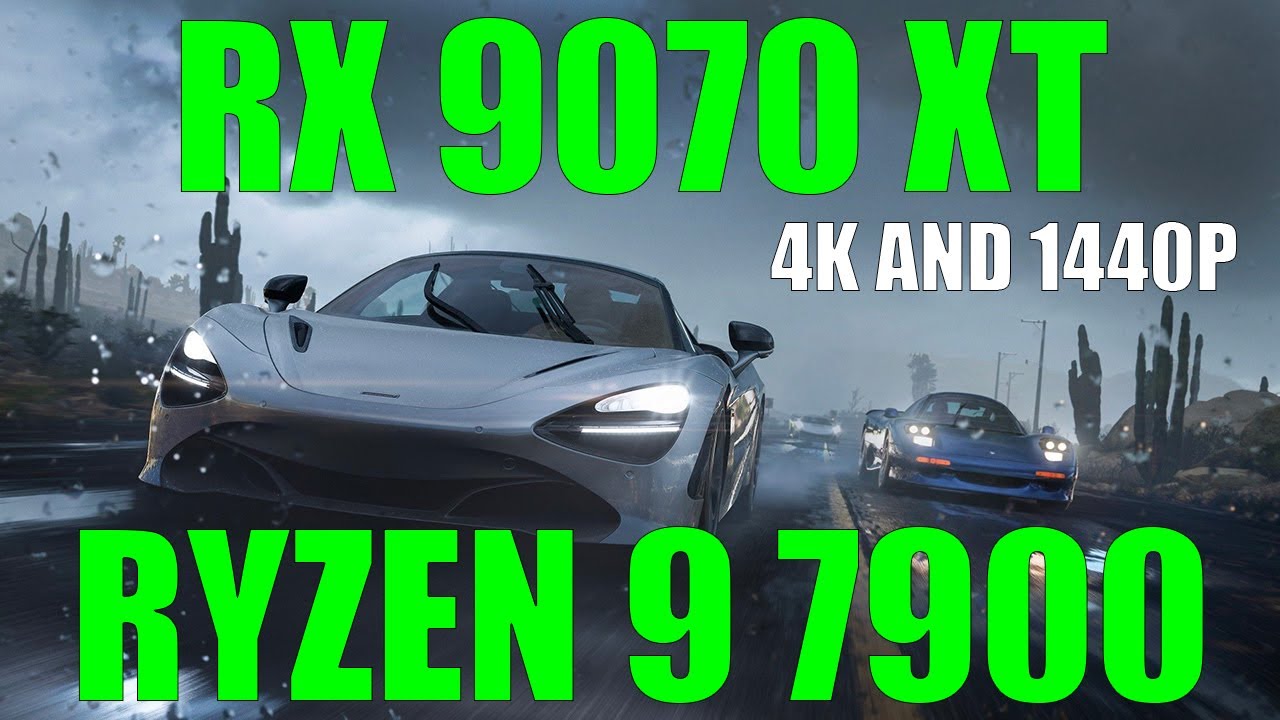FORZA HORIZON 5 | RT 9070 XT  | RYZEN 9 7900 | FPS & BENCHMARK
