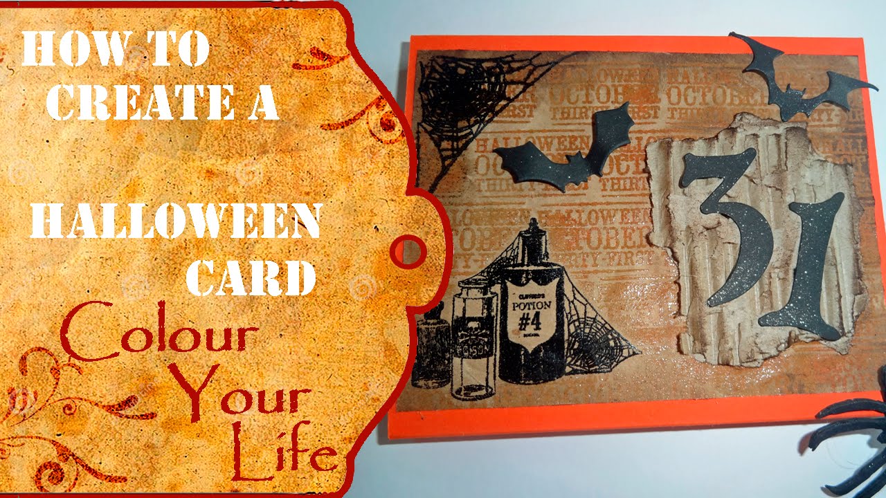 How to make a Pull Shaker card for Halloween