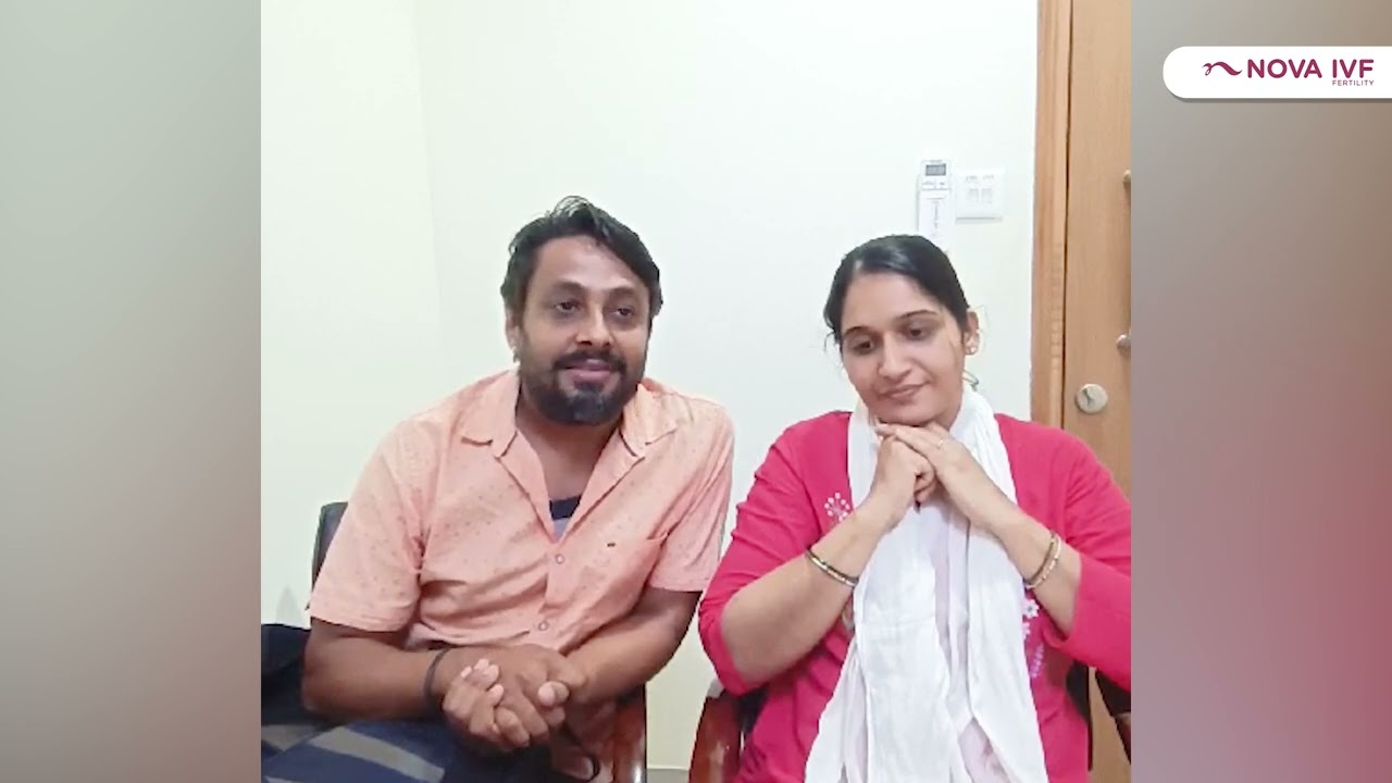 The couple conceived after IVF treatment by Dr. Pavitra Shyamsundar, IVF specialist, Nova IVF Hubli