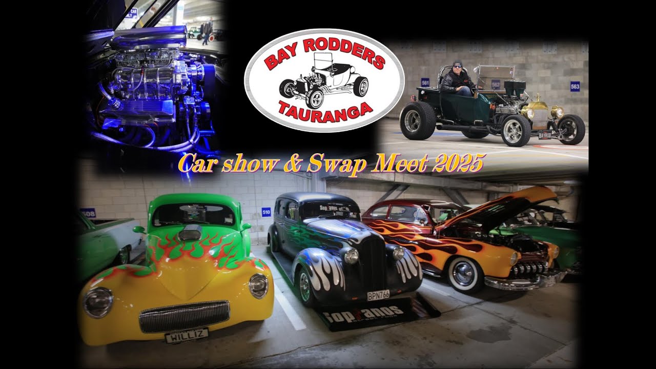 Bay Rodders Car show & Swap meet 2025 - Where Hot Rod, Muscle and Drag cars RULE!