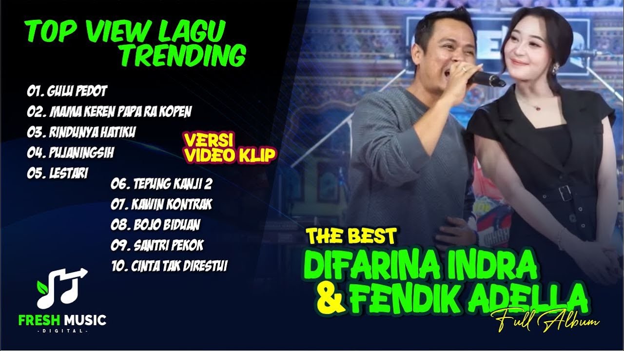 DIFARINA INDRA FT FENDIK ADELLA || SELEMBUT SALJU - NAN KO PAHAM - LESTARI  || Full Album