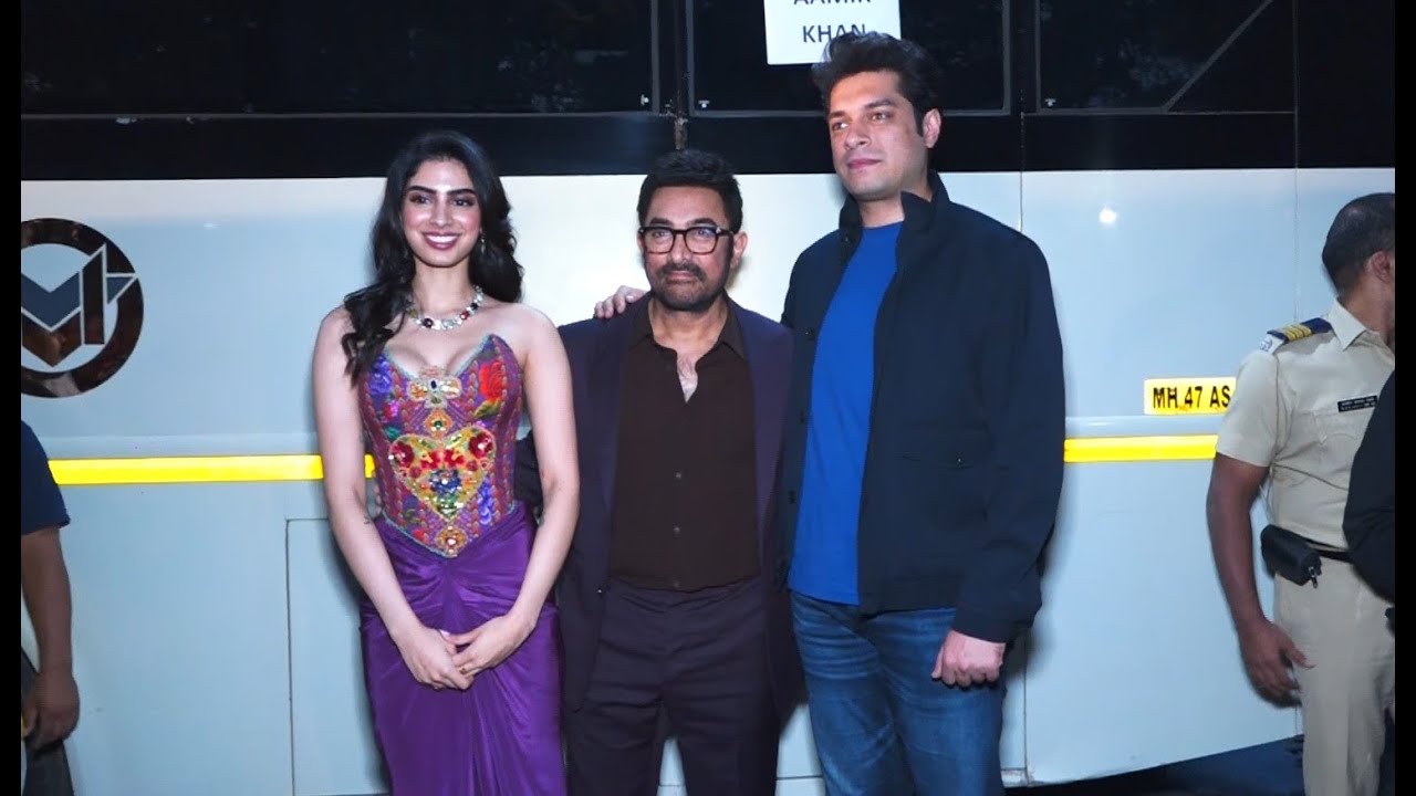 Bigg Boss 18 Grand Finale: Aamir Khan Khushi Kapoor & Junaid Khan Promoting Loveyapa