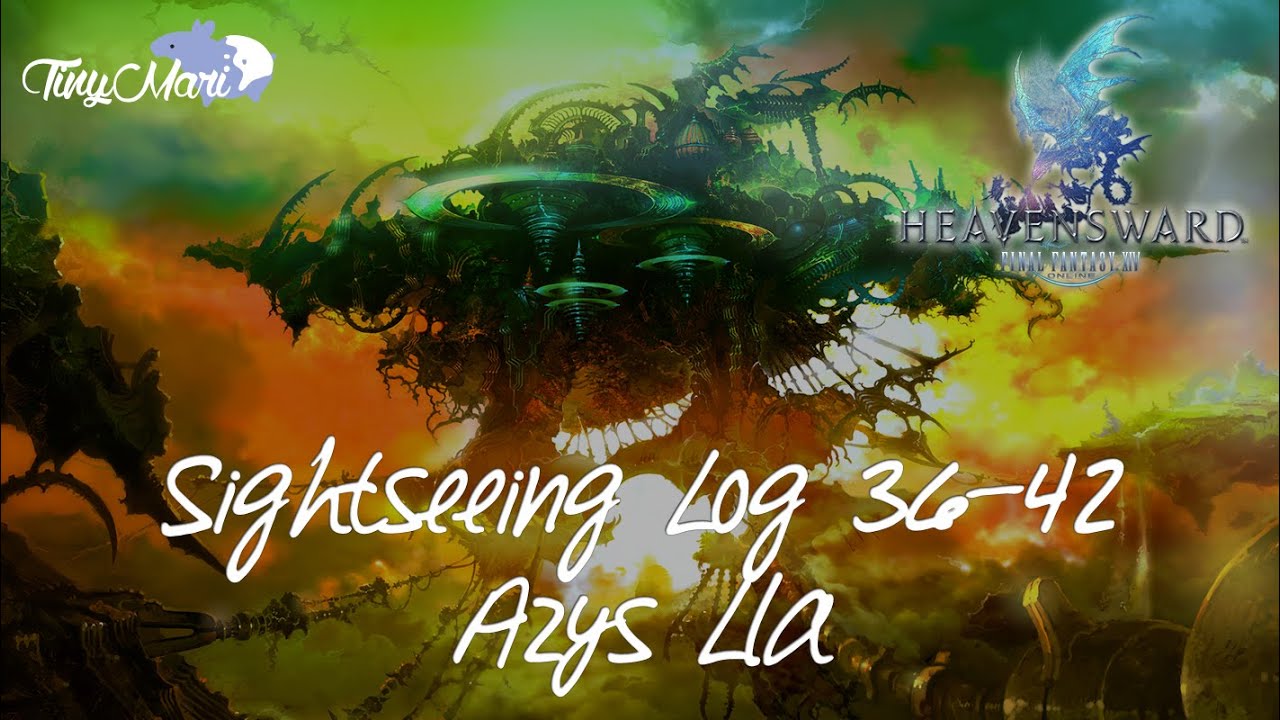 FFXIV Heavensward - Sightseeing Log 36-42 at Azys Lla [Visual Guide]