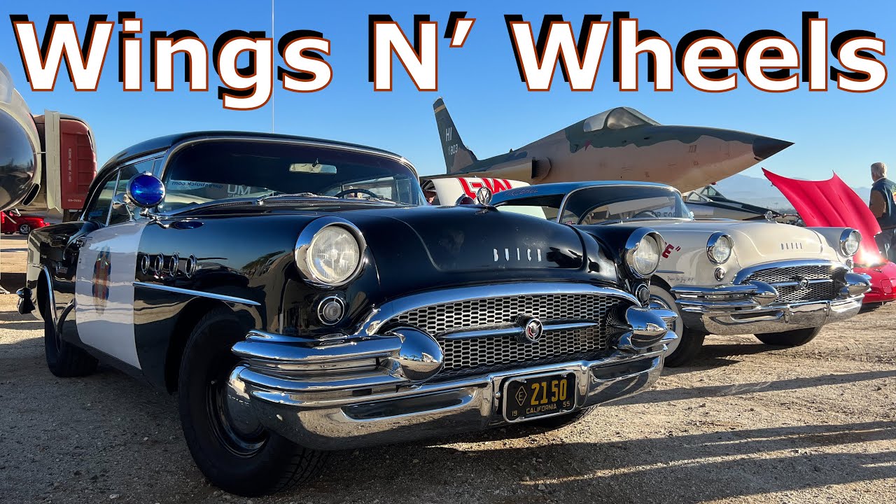 Wings N' Wheels Car Show 2022 At March Air Field Museum In Riverside
