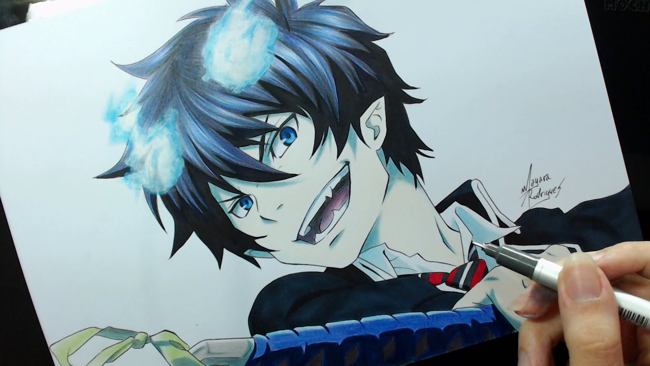Speed Drawing - Okumura Rin (Ao no Exorcist)