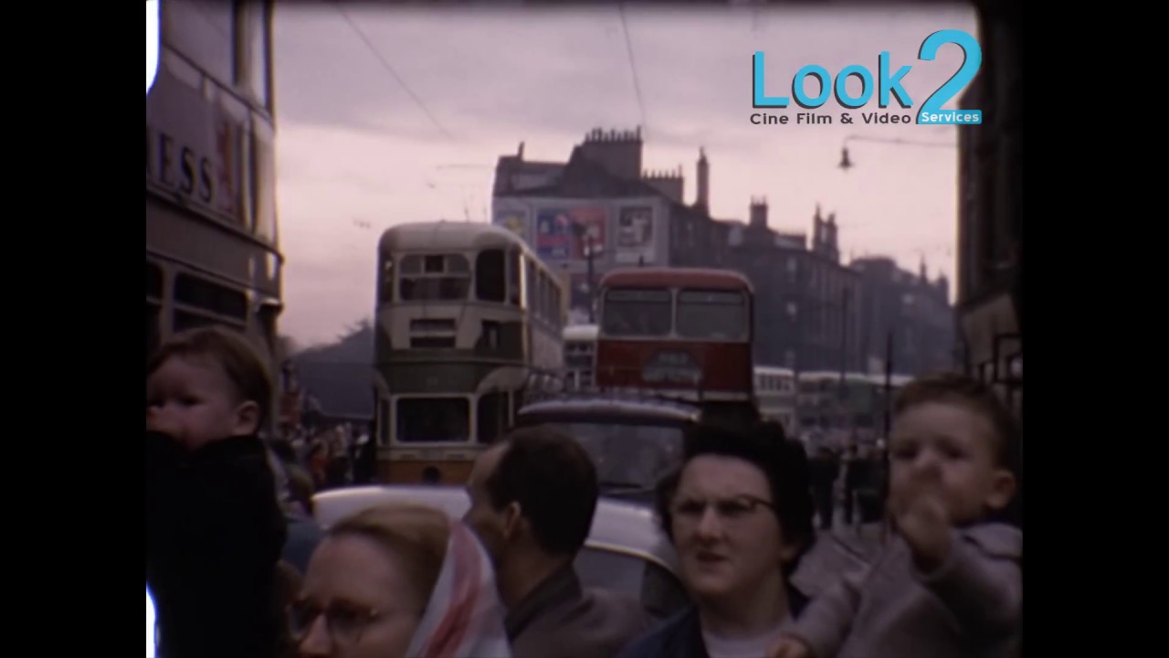 Glasgow Trams Final Days 1962 - HD Cine Film Scan (Look2 Services)