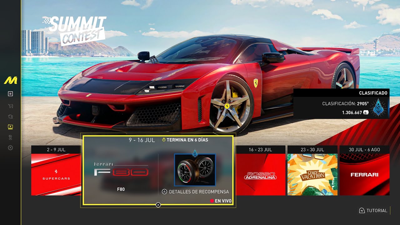 New SUMMIT LaFERRARI F80| The Crew Motorfest