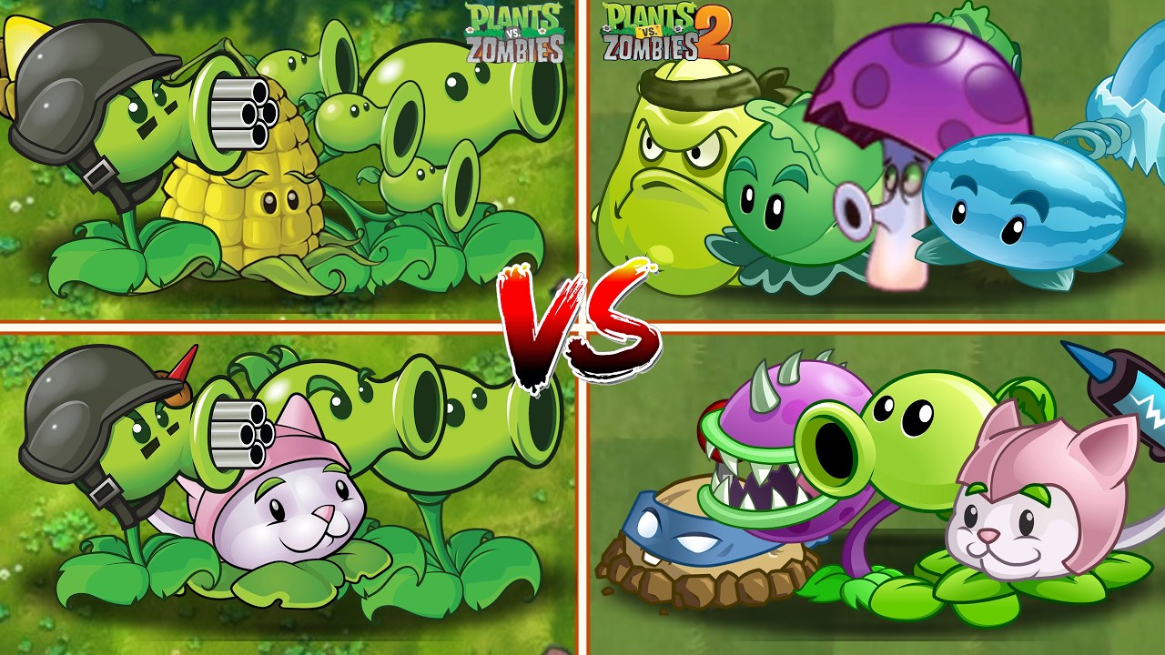 PVZ FUSION VS PVZ 2 - Команда растений против команды зомби - стр. 67 - Кто победит? #геймплей #p...