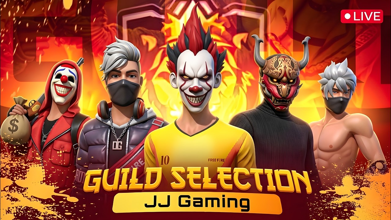 ⚔️ Free Fire Guild Selection LIVE! 🏆 Join the Best Guild Now! 🎮🔥 | Tamil