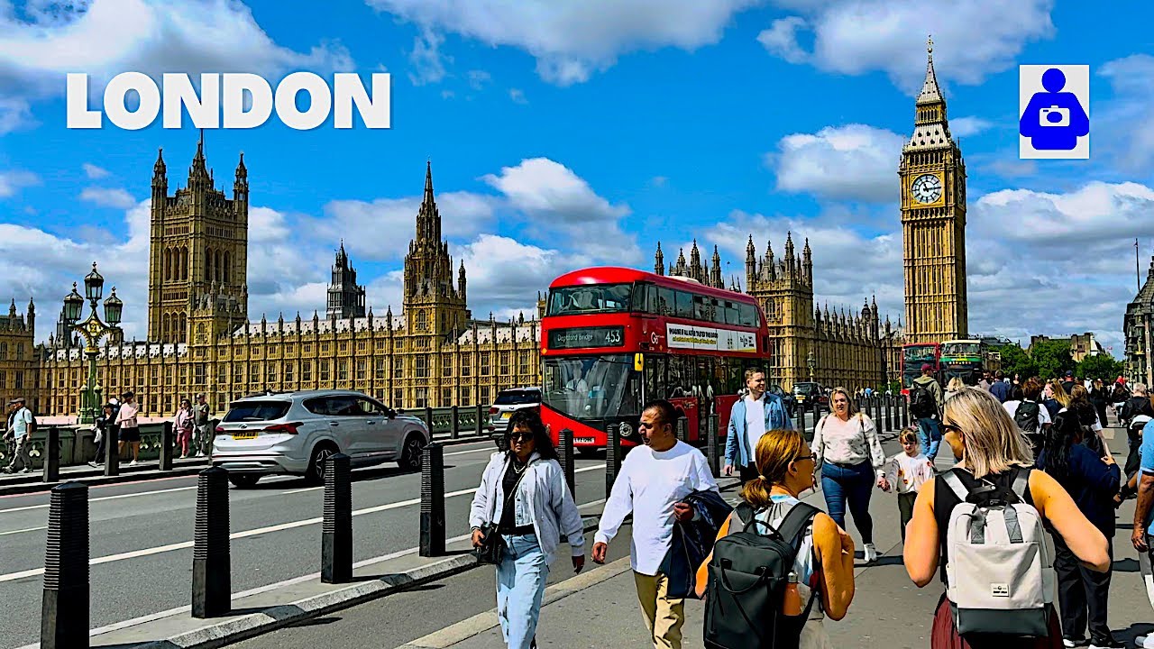London Walk 🇬🇧 BIG BEN, Trafalgar Square to Piccadilly Circus | Central London Walking Tour [4K HDR]