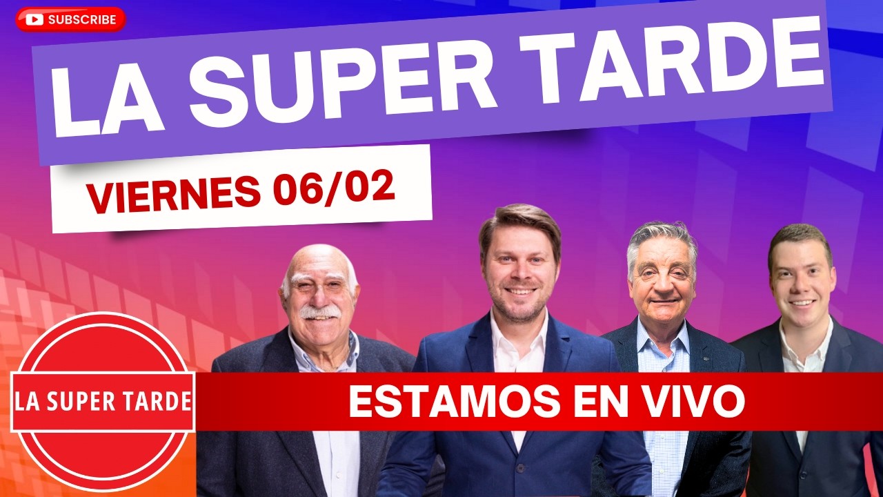 La Super Tarde - Viernes 6 de Febrero - EN VIVO - Radio Universal