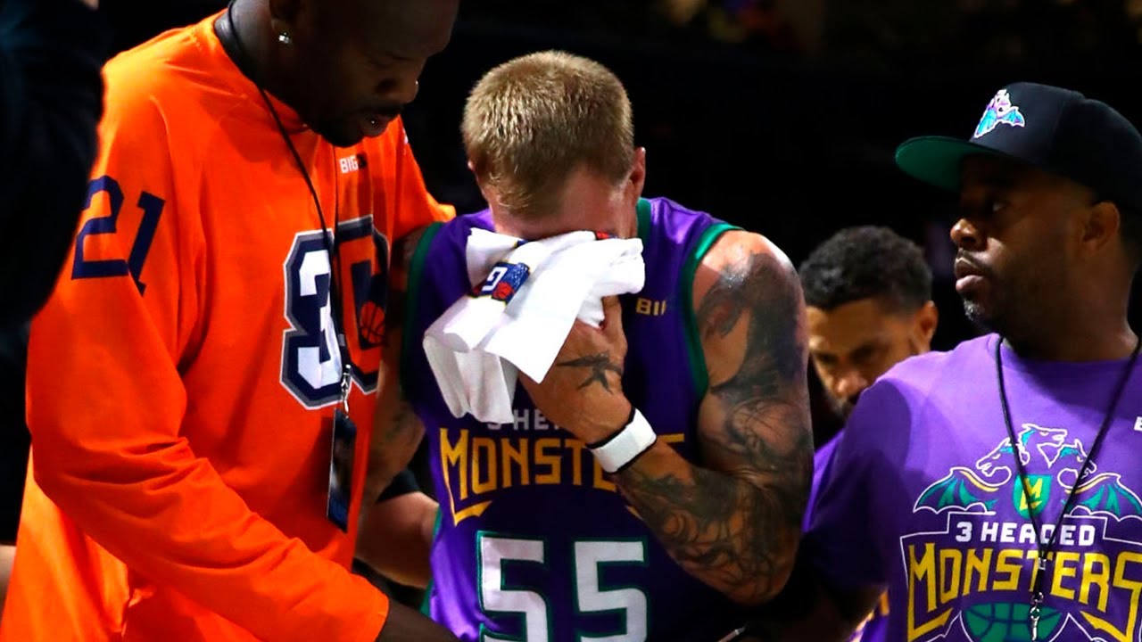 BIG3 Basketball - Injuries of 2017-2019 Seasons | Iverson, White Chocolate, Baron Davis & more