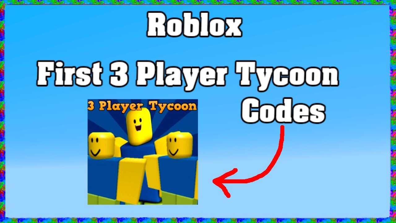 Roblox First 3 Player Tycoon Codes ! 😱