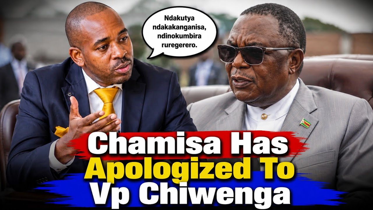 Chamisa Has Apologized To Vp Chiwenga?😳😳