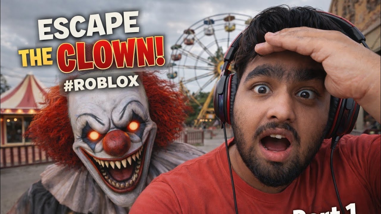 Roblox Carnival of Terror Escape 🎡 | Darawna Clown se Bach Pao? 😱 | Full Gameplay Part 1#roblox 